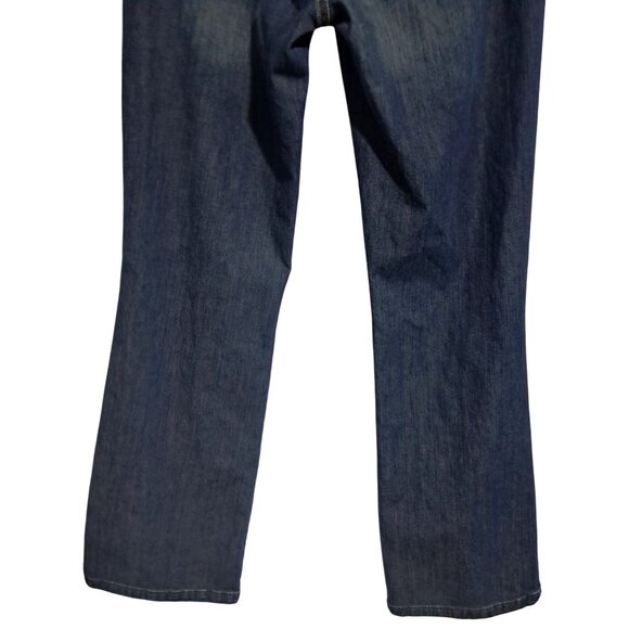 Levis Womens Ultimate Lift 544 Boot Cut Jeans Size 12 Medium Dark Wash Cotton Bl - Picture 8 of 9